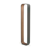 Contour Floor Light, Graphite and Walnut