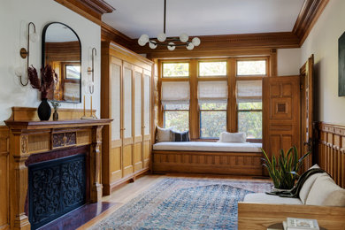 Inspiration for a victorian home design remodel in Boston