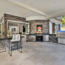 outside grill area