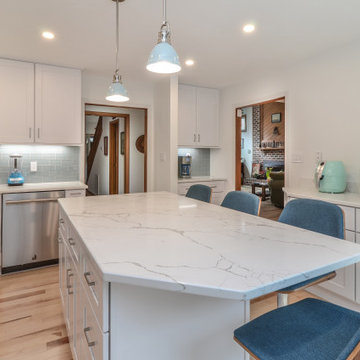 White Shaker Kitchen Design Williamsburg, VA
