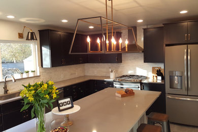 Transitional kitchen photo in Other