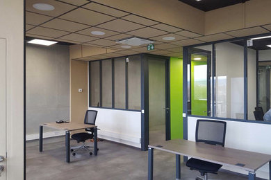 Aménagements de bureaux pour la société Datavenir, près d'Annecy.