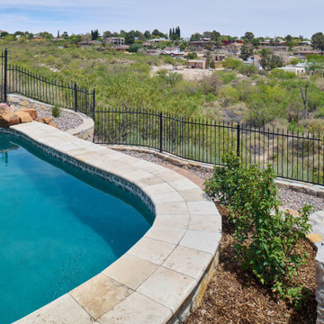 Hillside Backyard Renovation El Paso
