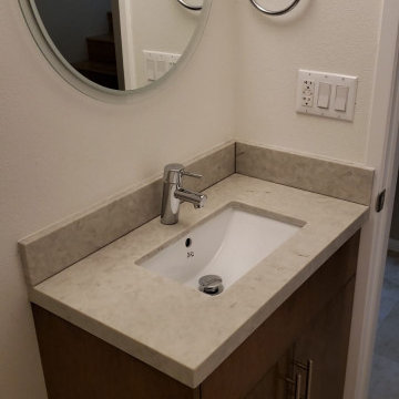 Cream, Brown, and Beige Color Palette for A Warm Bathing Space