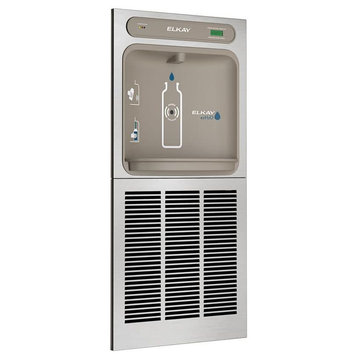 Elkay LZWSM8K EZH2O Refrigerated Bottle Filling Station - Stainless Steel