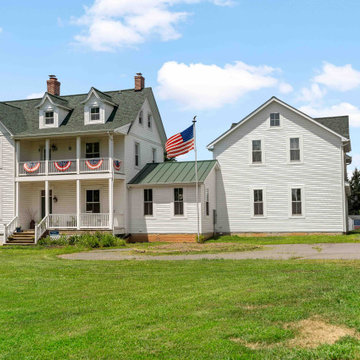 Historic Fairfax Farmhouse Receives Hearth Room & Garage/In-Law Suite Addition