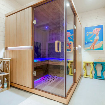 High-End Basement Finish