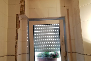 Gäatebad renovieren und fugenloser Boden für das Erdgeschoß