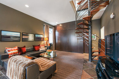 Living room - modern living room idea in San Francisco