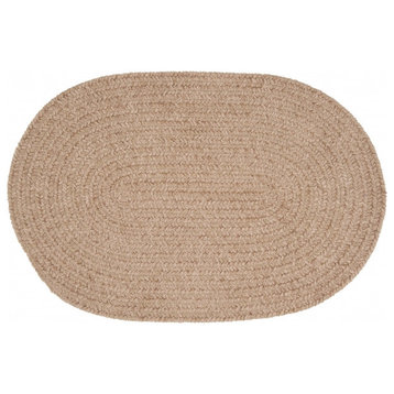 Colonial Mills Rug Barefoot Chenille Bath Rug Sand Oval