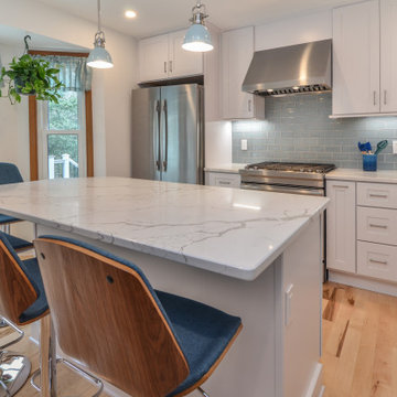 White Shaker Kitchen Design Williamsburg, VA
