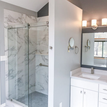 Modern Marble Master Bath