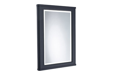 Tavistock Vitoria Illuminated Mirror & Frame Matt Dark Grey 556 x 790