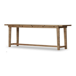 Four Hands Furniture - Flip Top Console Table Toasted Ash - Console Tables