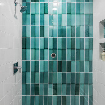 Transitional Primary & Guest Bathroom Remodel Pinehurst, NC