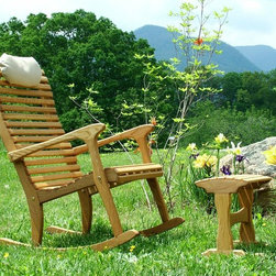 Sittin' Easy High Back Rocker - Patio Furniture And Outdoor Furniture