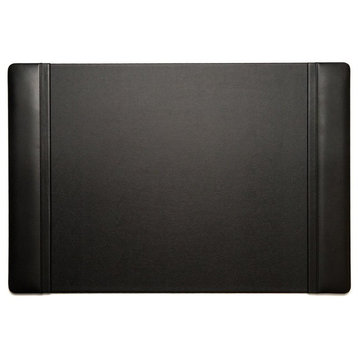 Black Leather 20"x34" Desk Pad