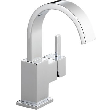 Delta 553LF-GPM Vero 1 Hole Bathroom Faucet - - Chrome
