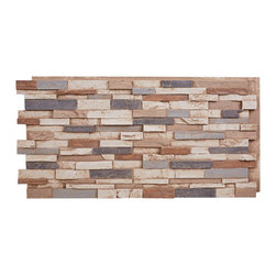 147-EVEREST DEEP SLATE STACKED WALL PANEL - 24"H - Wall Panels