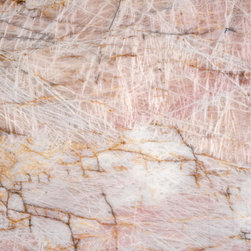 Pink Cristallo Quartzite Slab - Kitchen Countertops