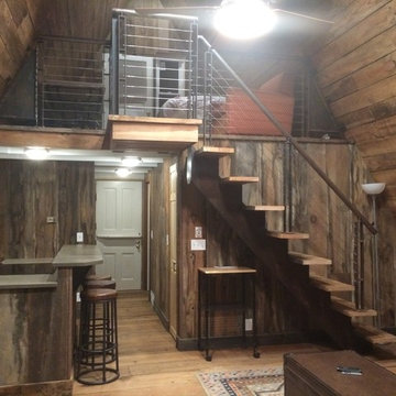 Rustic Industrial cabin