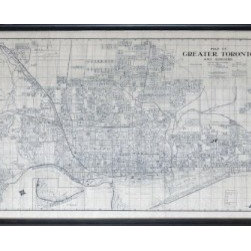 1916 Map Greater Toronto - Artwork
