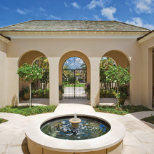 front courtyard