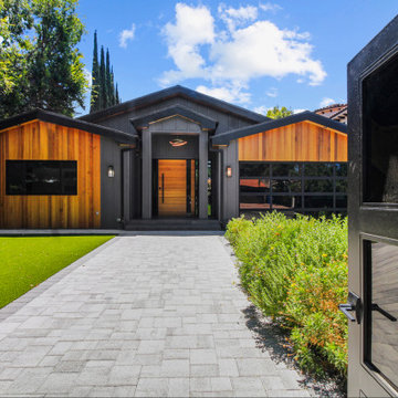 Black & Cedar Modern Ranch Transformation