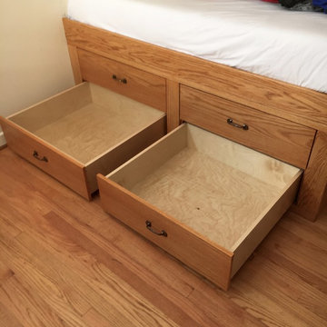 Jack and Clara's platform bed