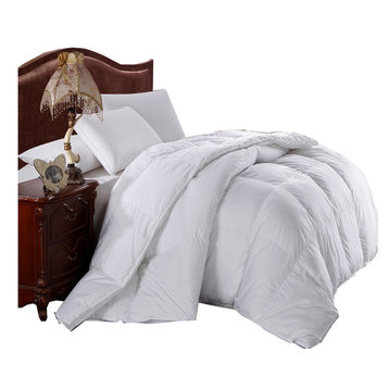 Oversized Hungarian Down Alternative Comforter Insert, White, Oversized Queen