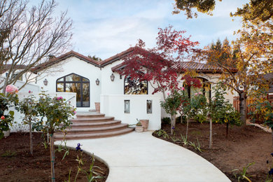 Mediterranean exterior home idea in San Francisco