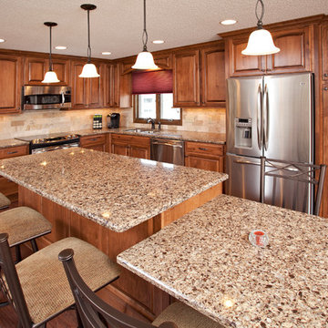 Maple cabinets with Cambria Countertops