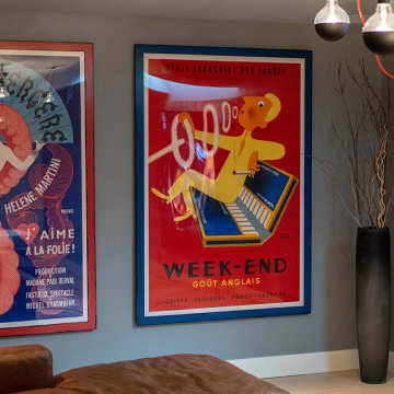 A High-Tech Basement Redesign Infused with Art and Innovation
