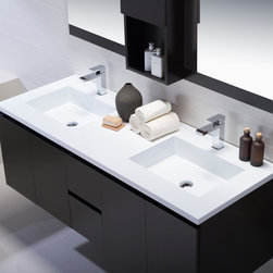 Wall Mounted Bathroom Vanities - Bathroom Vanities And Sink Consoles