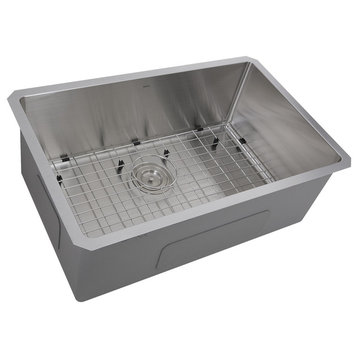 Nantucket Sinks SR3018 30" Pro Series Rectangle Single Bowl Kitchen Sink