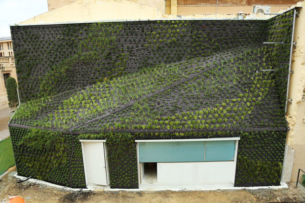 Средиземноморский Фасад дома by Jardines Verticales