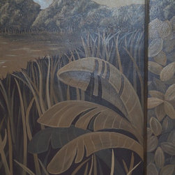 Pool Mural and Enclosure - Outdoor Decor