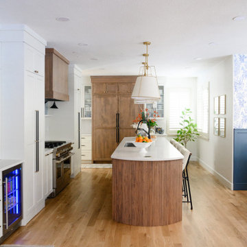 Modern kitchen with French Country detail