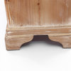 LuxenHome Distressed Wood 2-Drawer 2-Door Storage Cabinet