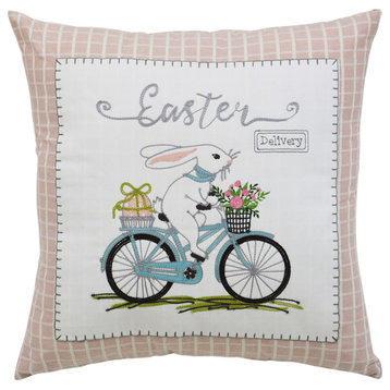 Easter Delivery Decorative Throw Pillow