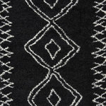 Momeni - Maya 2" Thick Pile, Berber-Style Rug, Black, 9'3"x12'6" - The Maya Collection invites the sense of touch with a cozy 2" pile height. Inspired by Moroccan Berber carpets, these designs are perfect for casual, modern and transitional spaces. A power-loomed construction using several strands of polypropylene, will add warmth and comfort to your home.