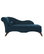 Caiden Vevlet Chaise, Navy