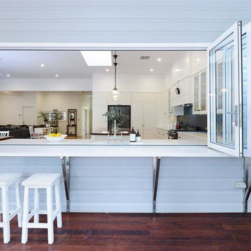Open Plan | Kitchen, Dining + Living