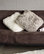 Belton Faux Fur Pillow, Gray, 18"x18"