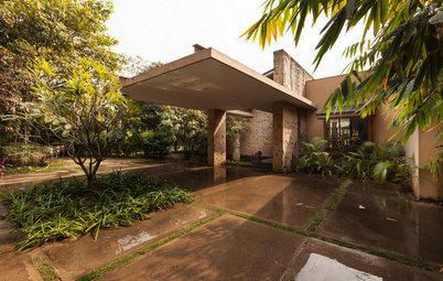 Delhi Houzz: Stone, Wood & a Simple Life Shine in This Earthy Bungalow