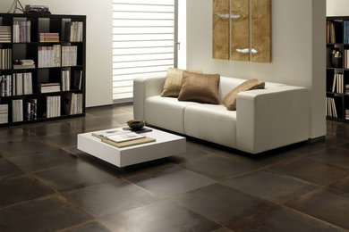 Inspiration for a contemporary living room remodel in Toronto