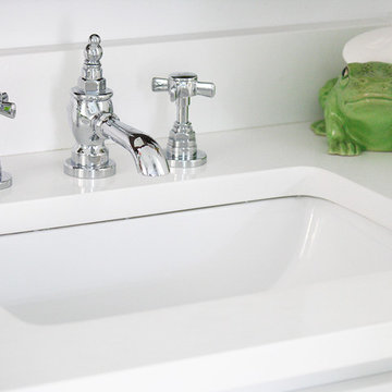 Pure White Vicostone Bathroom