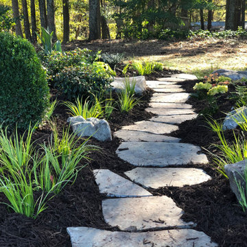 Pet memorial garden and patio