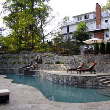 Various Projects Gunite Pools and Fibeglass Pools
