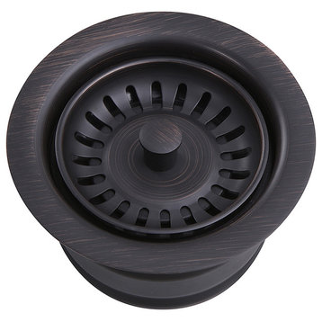 Nantucket Sink 3.5" Extended Flange Disposal Drain-Brushed, Oil Rubbed Bronze